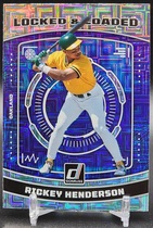 2023 Donruss Locked & Loaded Vector #LL6 Rickey Henderson