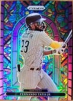 2022 Panini Prizm Stained Glass Purple Prizm #SG-1 Fernando Tatis Jr.