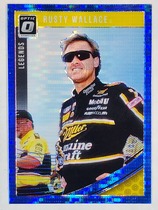 2019 Donruss Optic Blue Pulsar #86 Rusty Wallace