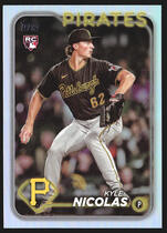 2024 Topps Rainbow Foilboard Series 2 #408 Kyle Nicolas