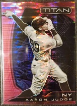 2022 Panini Chronicles Titan Pink Pulsar #22 Aaron Judge