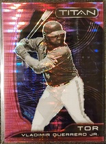 2022 Panini Chronicles Titan Pink Pulsar #25 Vladimir Guerrero Jr.