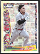 2022 Topps Chrome Sonic Edition 1996 Youthquake #YQ-29 Alek Thomas