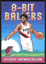 2025 Topps 8-Bit Ballers #8B-14 Scoot Henderson