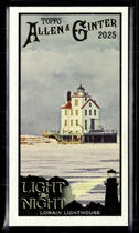2025 Topps Allen & Ginter Mini Light the Night #LTN-9 Lorain Lighthouse|Lorain Ohio