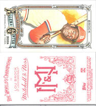 2025 Topps Allen & Ginter Mini Mitchell & Ness Back #11 Lou Brock