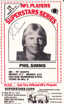 1986 DairyPak Cartons Trimmed #9 Phil Simms