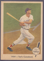 1959 Fleer Ted Williams #52 1954 Ted'S Comeback