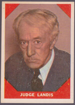1960 Fleer Base Set #64 Kenesaw Landis