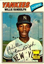 1977 Topps Base Set #359 Willie Randolph