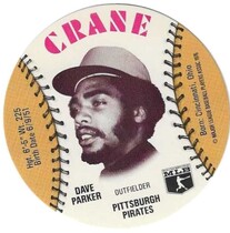 1976 Crane Discs #45 Dave Parker