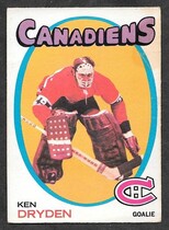 1971 O-Pee-Chee OPC Base Set #45 Ken Dryden
