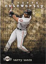 2001 Topps Noteworthy #TN7 Barry Bonds