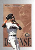 1996 SkyBox Emotion-XL D-Fense #2 Barry Bonds