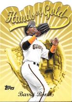 2000 Topps Hands of Gold #HG1 Barry Bonds