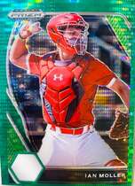 2021 Panini Prizm Draft Picks Green Pulsar Prizm #PDP103 Ian Moller