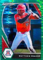 2021 Panini Prizm Draft Picks Green Pulsar Prizm #PDP220 Matthew Fraizer