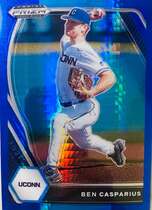 2021 Panini Prizm Draft Picks Hyper Blue & Carolina Blue Prizm #PDP162 Ben Casparius