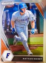 2021 Panini Prizm Draft Picks #PDP136 Nathan Hickey