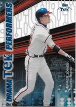 2000 Topps Tek Dramatek Performers #DP5 Chipper Jones