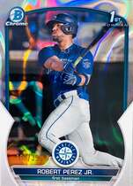 2023 Bowman Chrome Prospects Lava Refractor #BCP-124 Robert Perez Jr.