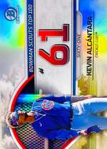 2023 Bowman Chrome Bowman Scouts Top 100 #BTP-61 Kevin Alcantara