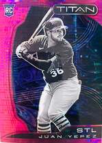 2022 Panini Chronicles Titan Pink Pulsar #15 Juan Yepez