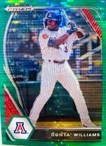 2021 Panini Prizm Draft Picks Green Pulsar Prizm #PDP106 Donta Williams