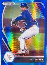 2021 Panini Prizm Draft Picks Hyper Blue & Carolina Blue Prizm #PDP44 Jaden Hill
