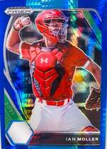 2021 Panini Prizm Draft Picks Hyper Blue & Carolina Blue Prizm #PDP103 Ian Moller