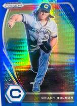 2021 Panini Prizm Draft Picks Hyper Blue & Carolina Blue Prizm #PDP188 Grant Holman