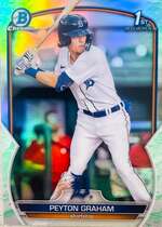 2023 Bowman Chrome Prospects Lunar Glow Refractor #BCP-57 Peyton Graham