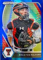 2021 Panini Prizm Draft Picks Hyper Blue & Carolina Blue Prizm #PDP170 Braxton Fulford