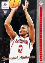 2022 Panini Chronicles Draft Picks Luminance #3 Bennedict Mathurin