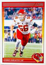 2024 Score Base Set #141 George Karlaftis