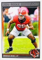 2024 Score Base Set #329 Amarius Mims