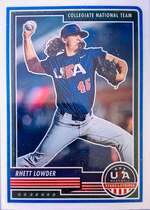 2023 Panini USA Baseball Stars & Stripes (Optichrome) #74 Rhett Lowder