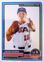 2023 Panini USA Baseball Stars & Stripes (Optichrome) #22 Carson Bolemon
