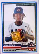 2023 Panini USA Baseball Stars & Stripes (Optichrome) #34 Ryan Mitchell