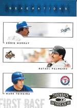 2005 Donruss Throwback Threads Generations #G-19 Murray|Palmeiro|Teixeira