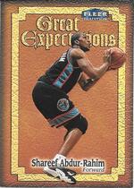 1998 Fleer Tradition Great Expectations #1GE Shareef Abdur-Rahim