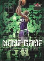 2000 Fleer Premium Name Game #6NG Glenn Robinson