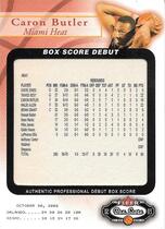 2002 Fleer Box Score Debuts #3BSD Caron Butler