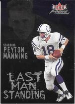 2000 Fleer Focus Last Man #4LM Peyton Manning