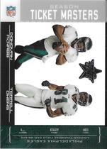 2004 Leaf Rookies and Stars Ticket Masters Silver Season #TM21 Donovan McNabb|Terrell Owens