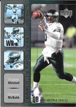 2002 Upper Deck Synchronicity #SY-12 Donovan McNabb|Freddie Mitchell