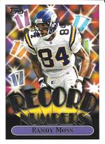 1999 Topps Record Numbers Silvers #RN1 Randy Moss