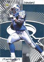 1998 Upper Deck Choice Starquest Blue 1 Star #20 Barry Sanders