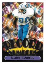 1999 Topps Record Numbers Silvers #RN4 Barry Sanders
