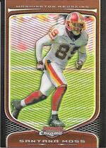 2009 Bowman Chrome Refractors #70 Santana Moss